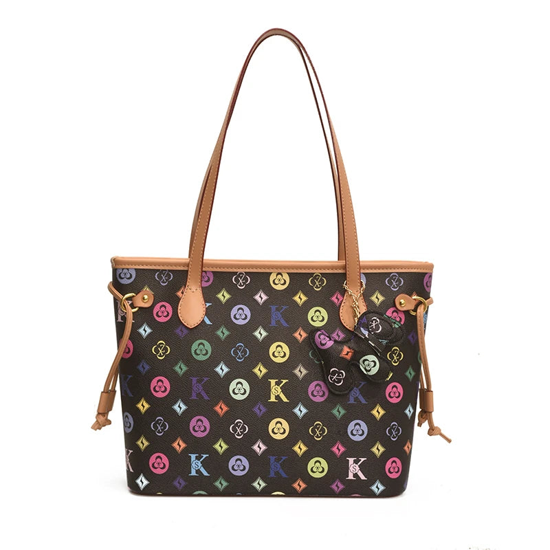 Elegant Tote Bags And Handbags For Ladies, Premium Leather With Crossbody Feature, By Famous Designer Luxury Brand