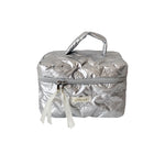 Ladies' Makeup Bags Bow Simple Fashionable Handheld Cosmetic Bags Travel Business Travel Portable Large Capacity Storage Bags