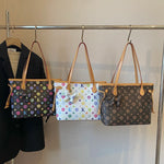 Elegant Tote Bags And Handbags For Ladies, Premium Leather With Crossbody Feature, By Famous Designer Luxury Brand