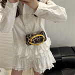 Ladies Leather Handbag With Shoulder Strap, Elegant Classic Tote Bag Popular Among Women By Famous Designer Luxury Brand
